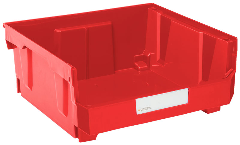 Large HB Series Duplex Bin - Red